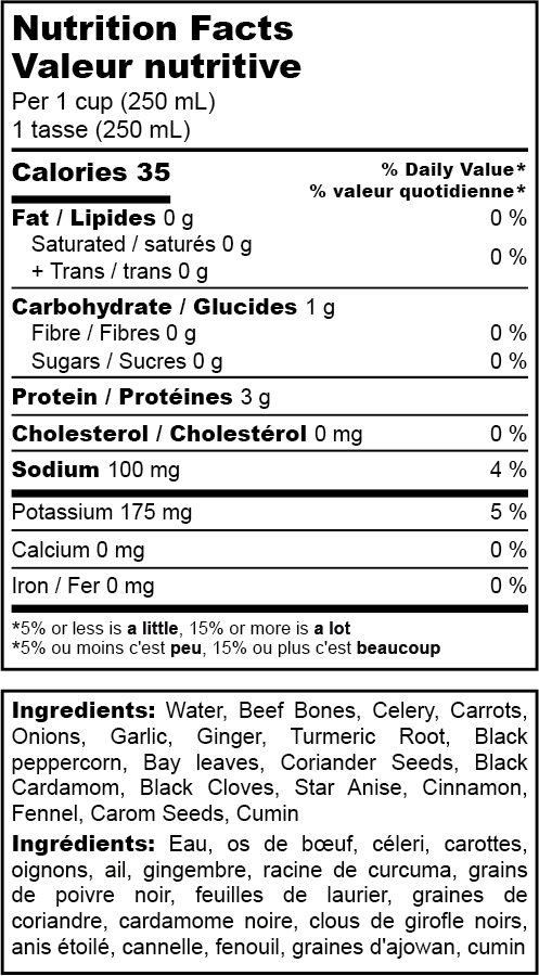 Beef Yakhni Bone Broth - 870 mL