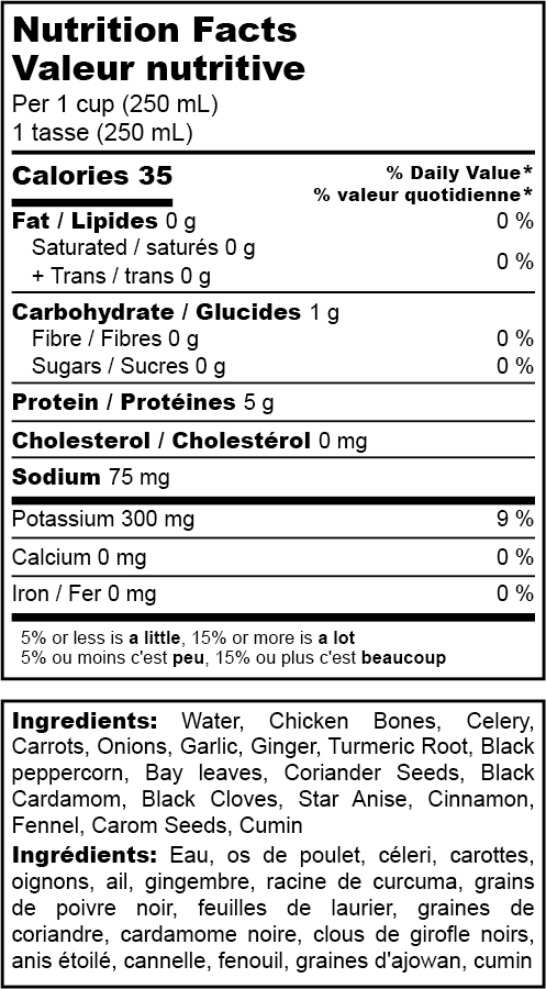 Chicken Yakhni Bone Broth  - 870 mL